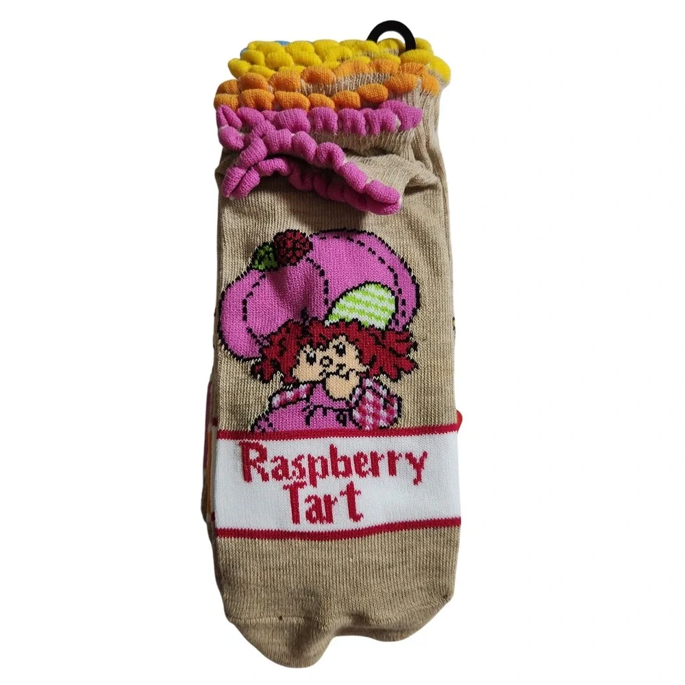 Strawberry Shortcake Retro No Show Socks 5 Pair‎ Pack Women's Shoe Size 4-10 New